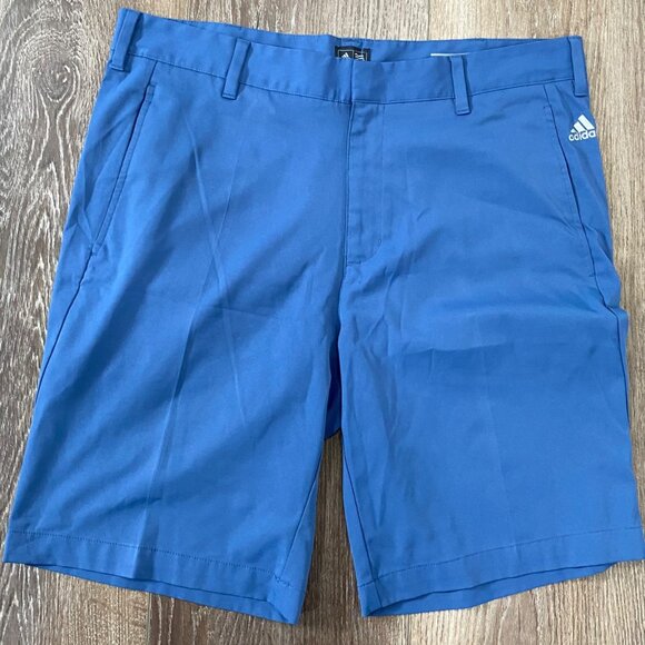 Adidas Mens Blue Golf Shorts Size 34 Lightweight Casual Athletic Wear Summer - Picture 1 of 6